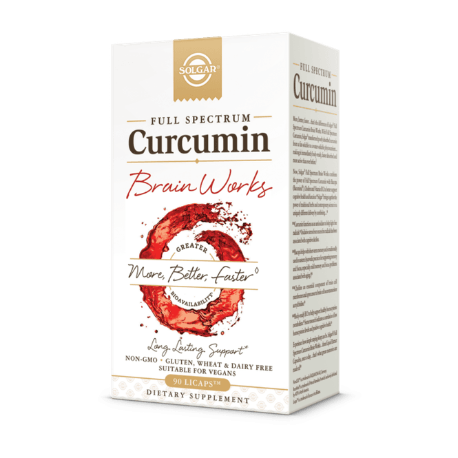 Hovedbilde Solgar Brainworks med Curcumin