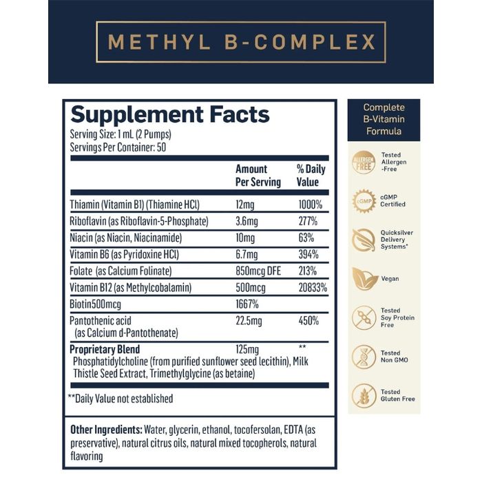 Quicksilver Liposomal Methyl B-Complex