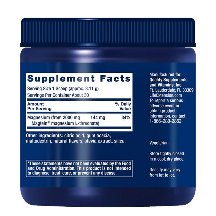 Life Extension Neuro-Mag Magnesium L-Threonate Pulver