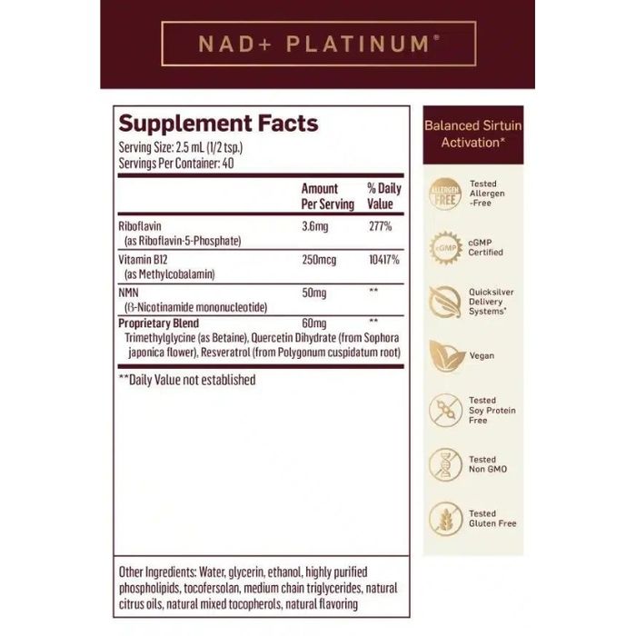 Quicksilver NAD+ Platinum®
