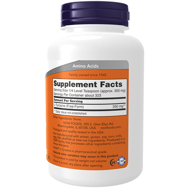 NOW L-Tyrosin pulver