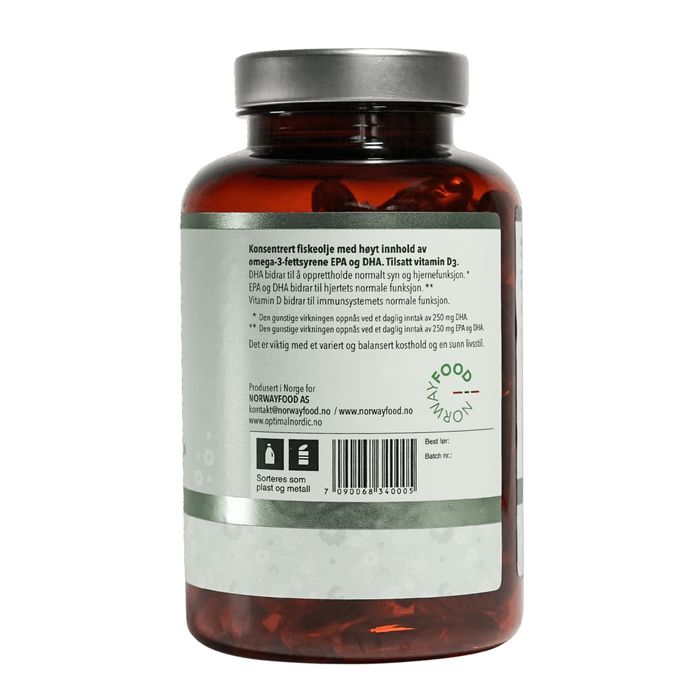 Optimal Nordic Nutrition Omega 3 + Vitamin D