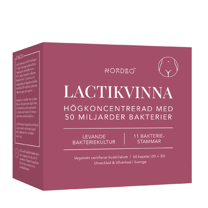 Hovedbilde NORDBO LactiKvinna 60 kapsler