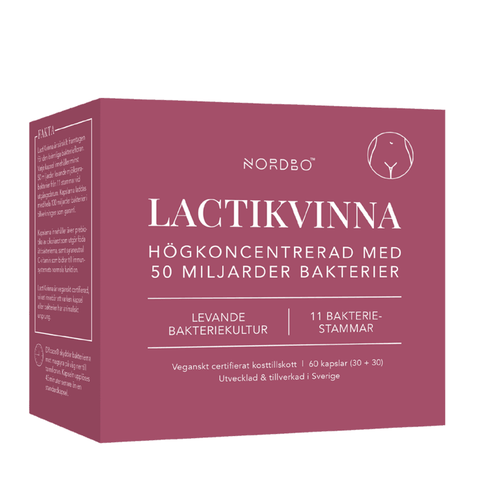 NORDBO LactiKvinna 60 kapsler
