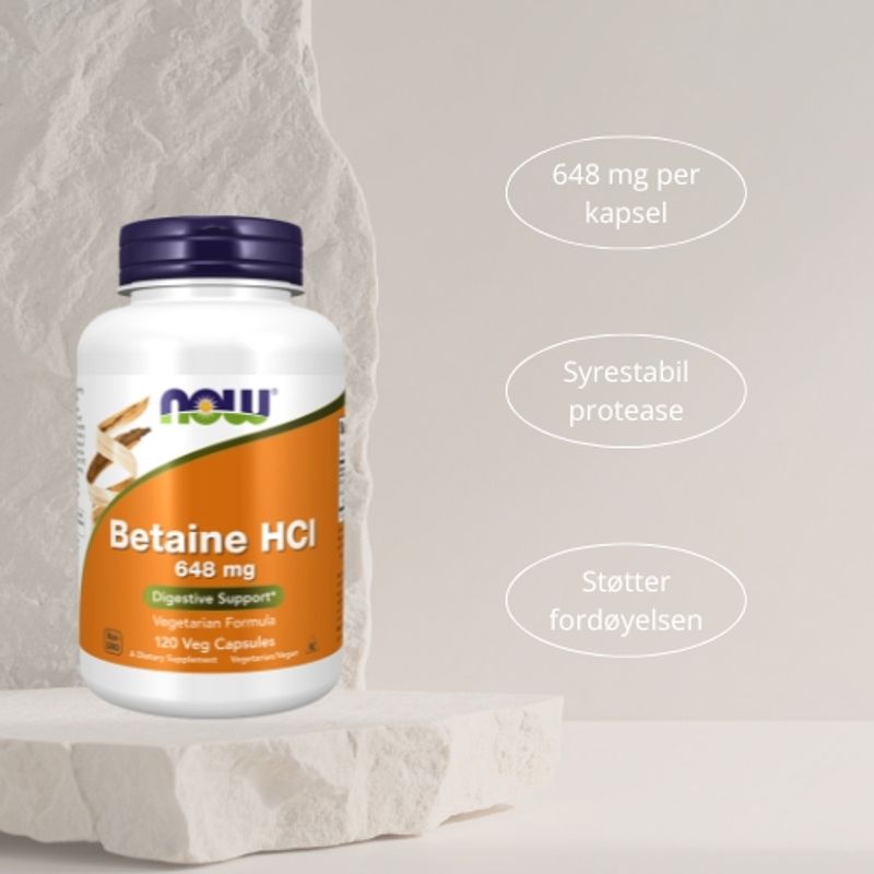 NOW Betaine HCl