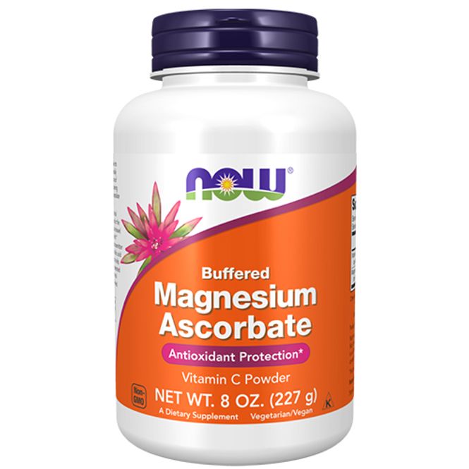 Hovedbilde NOW Magnesium Ascorbate Pulver