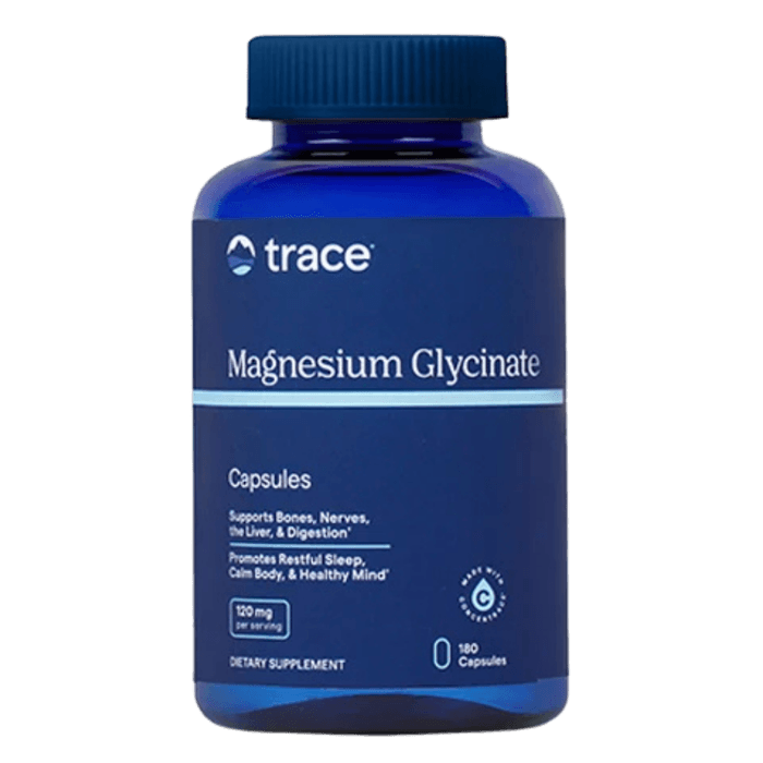 Magneisum Glycinate fra Trace Minerals i kapselform