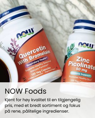 To bokser med kosttilskudd fra NOW Foods