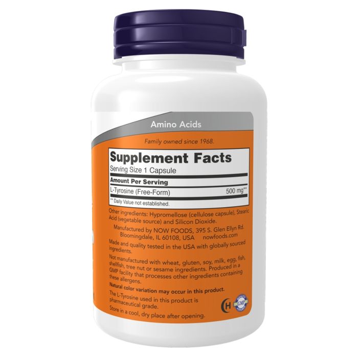 NOW L-Tyrosine 500mg