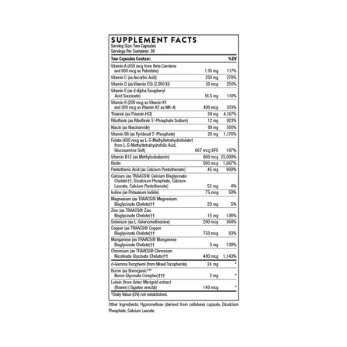 Thorne Basic Nutrients 2/Day