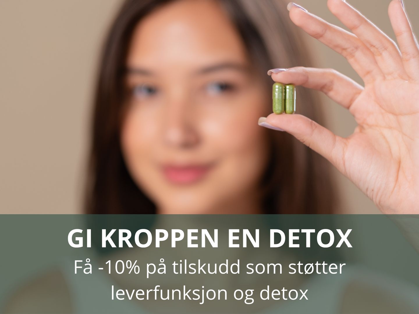 Nå får du 10% rabatt på tilskudd som støtter leverfunksjon og detox
