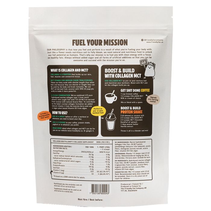 The Friendly Fat Company Collagen MCT-Powder